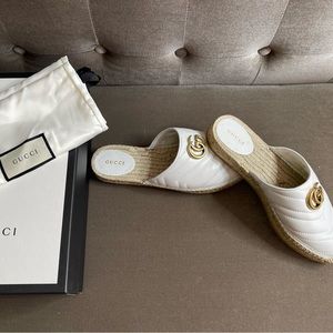 Authentic Gucci Espadrilles slides